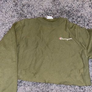 Cropped champion hoodie